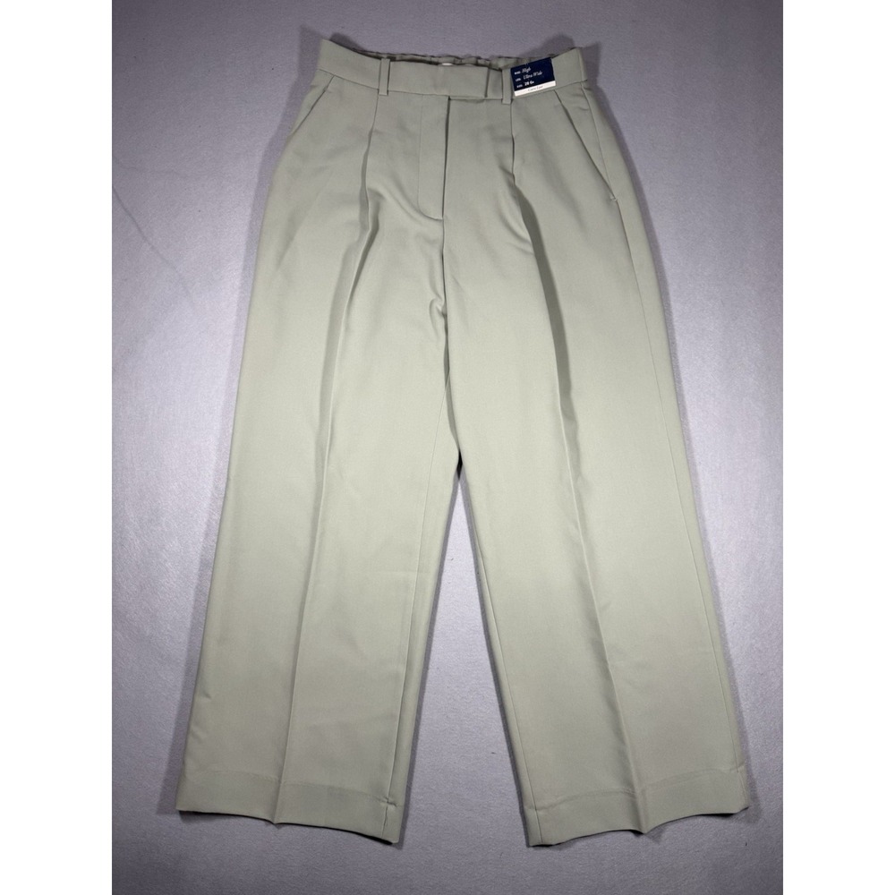 NWT Abercrombie A&F Sage Sloan Trouser Size 6 Curve Love High Rise Wide Leg